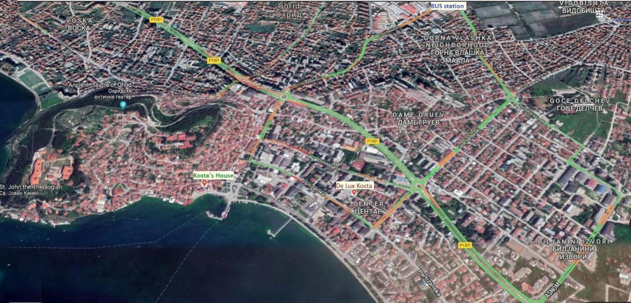 Vila Kosta City Center Port Охрид Екстериор снимка